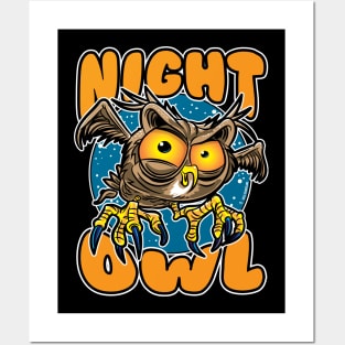 Night Owl Posters and Art